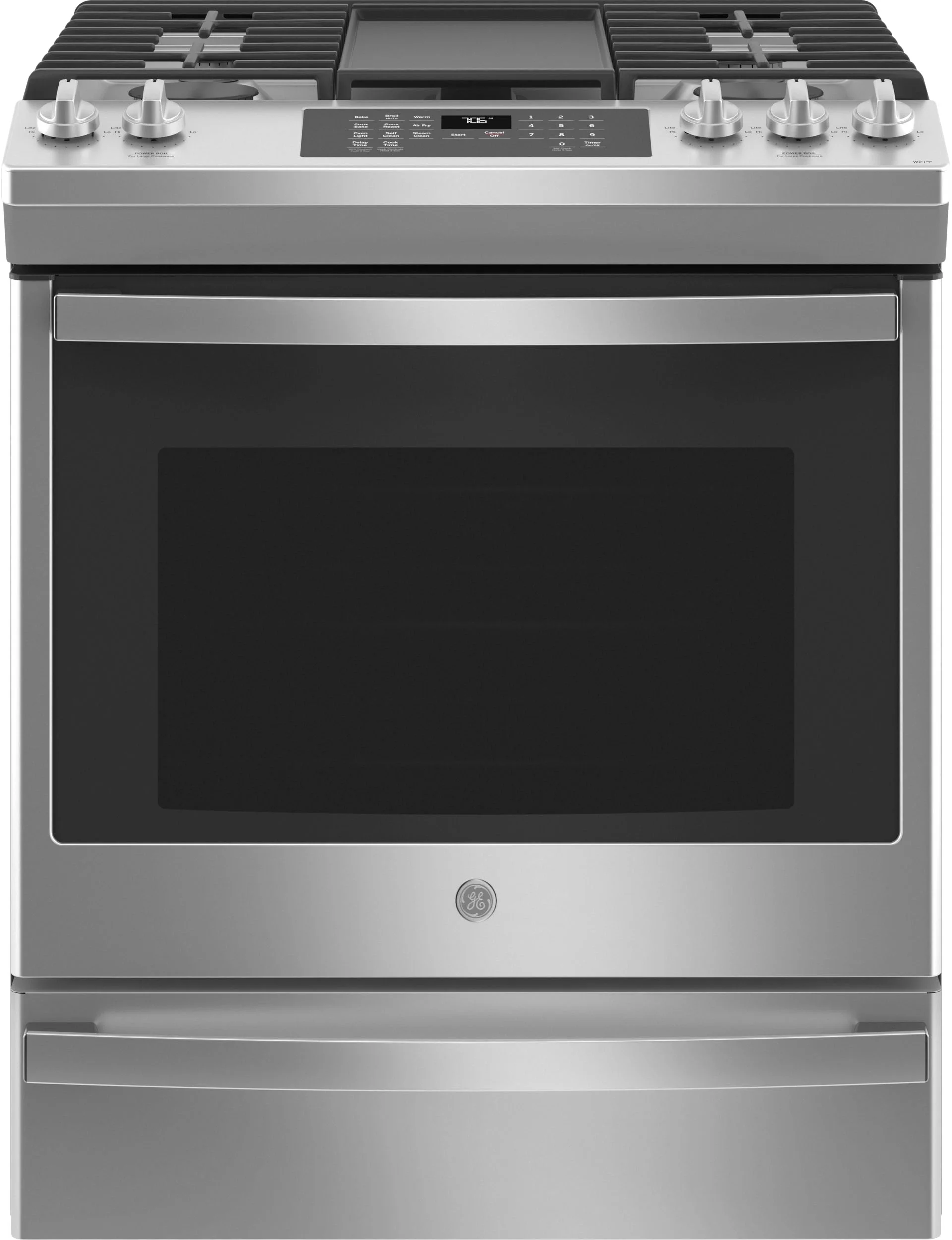 GE JGS760SPSS 30 Inch Stainless Steel Slide-in Gas Convection Range