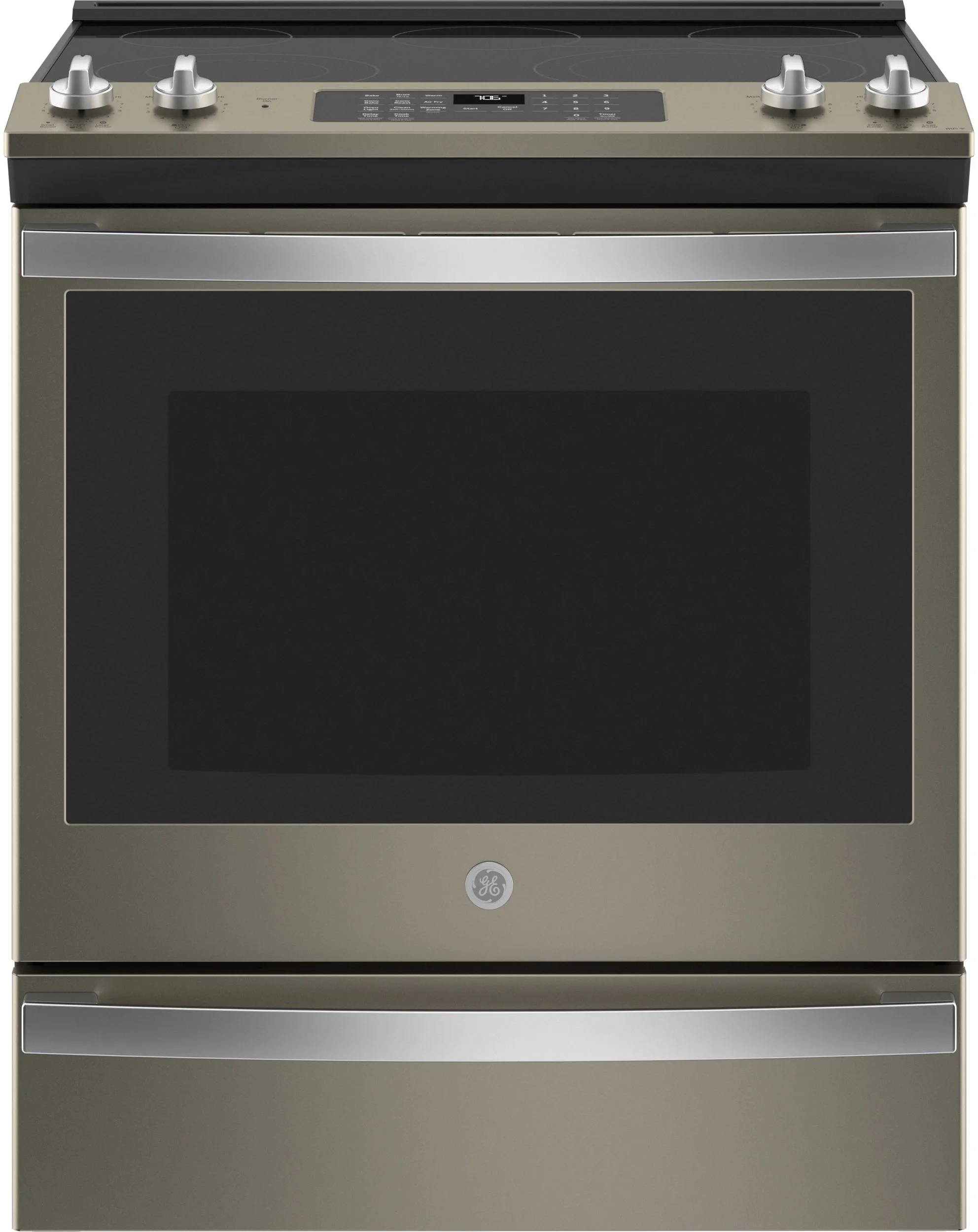 GE JS760EPES 30 Inch Slate Slide-in Electric Convection Range