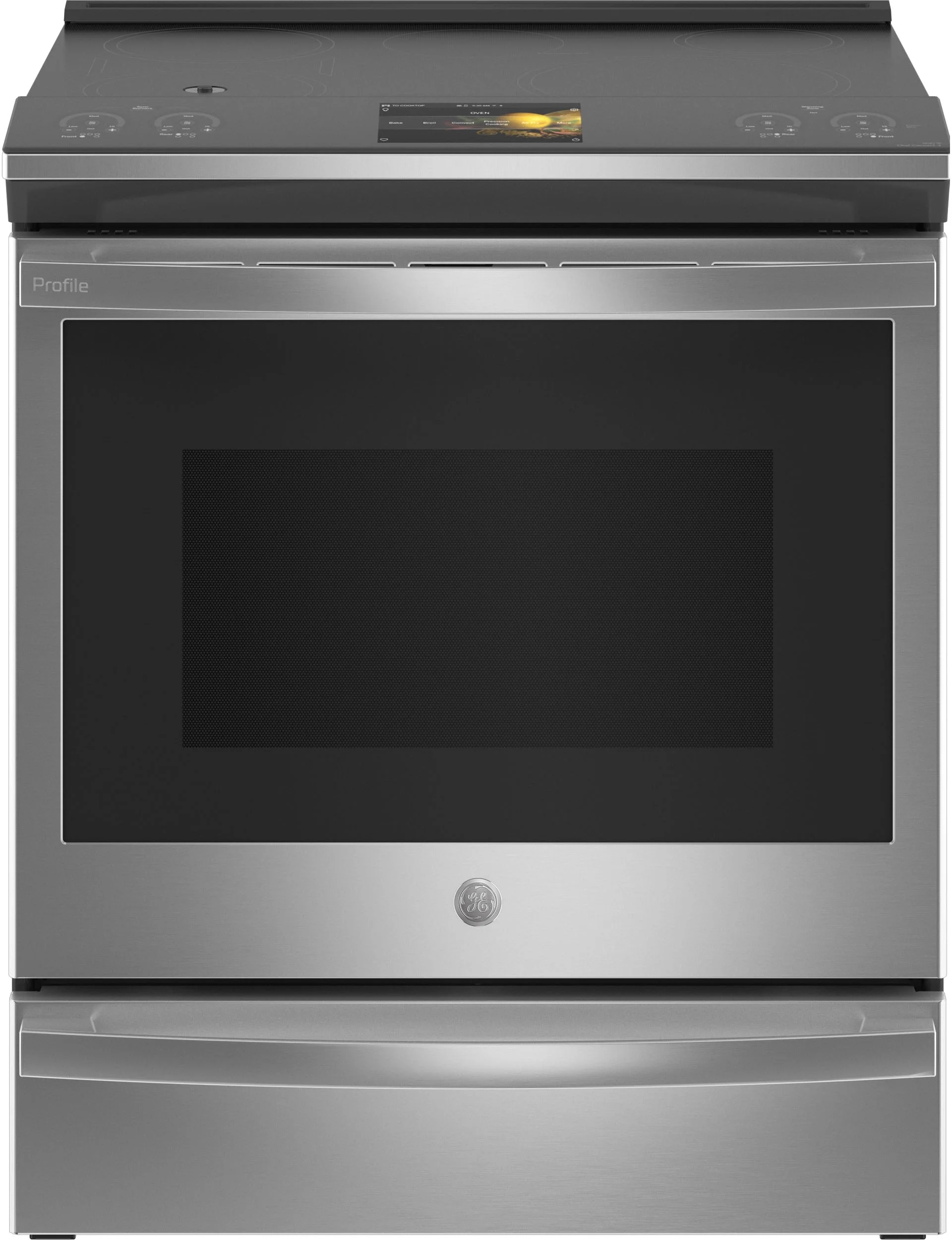 GE Profile PHS93XYPFS 30 Inch Stainless Steel Induction Slide-in Electric Range