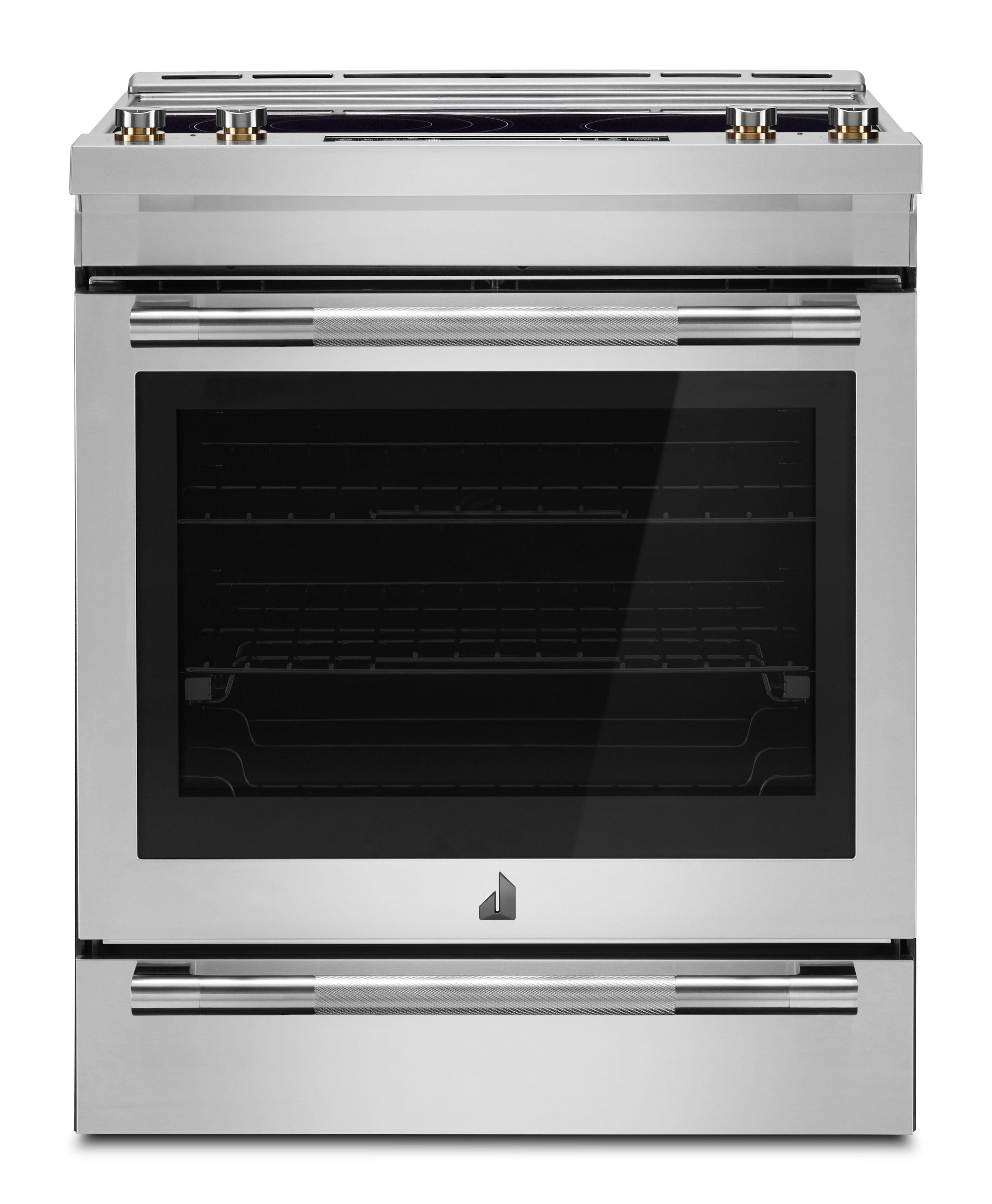 Jenn Air JES1450ML 30 Inch Radiant Slide-In Range: Stainless Stainless Steel