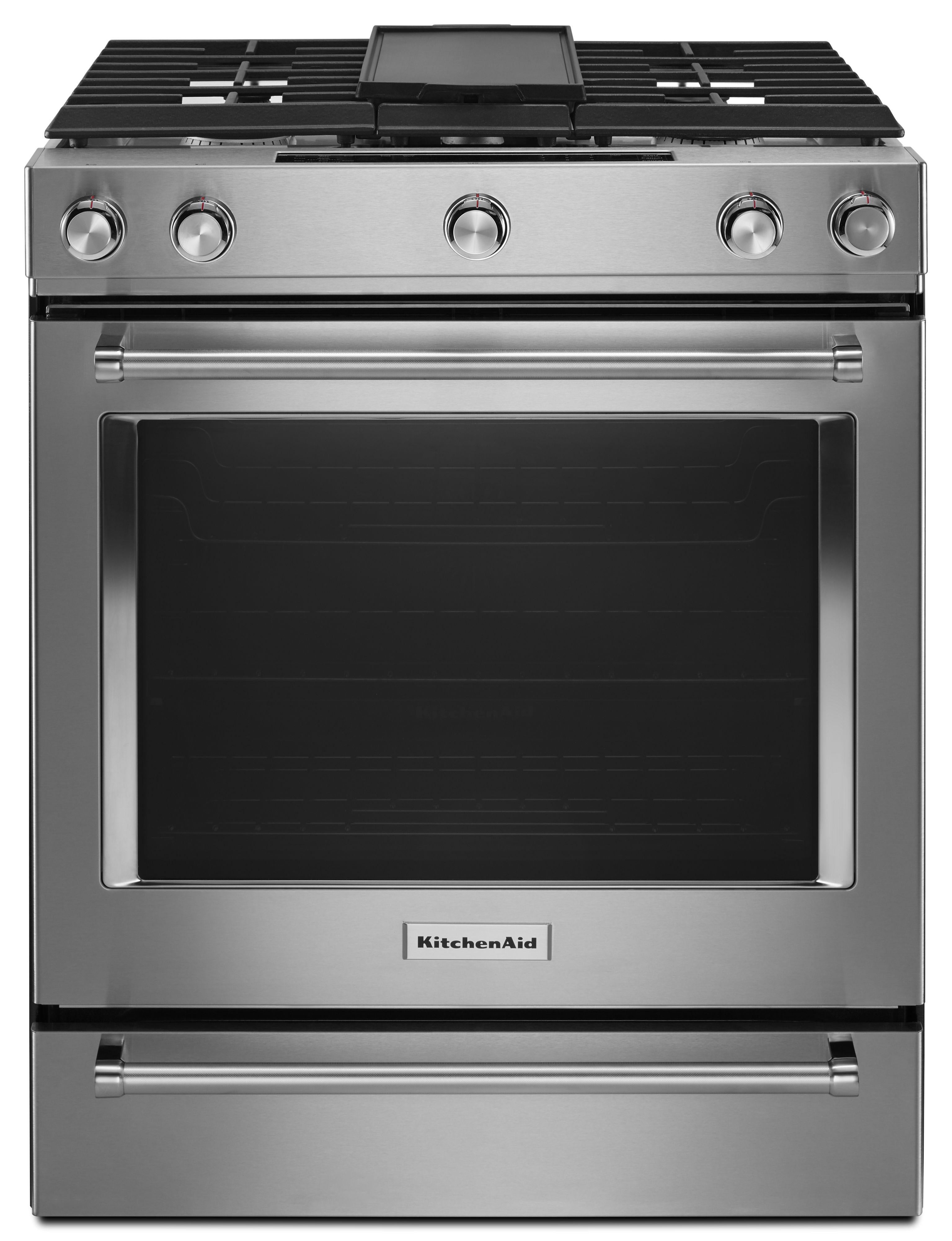 Kitchen Aid KitchenAid 30" Stainless Steel Dual Fuel Range with Baking Drawer - Convection -