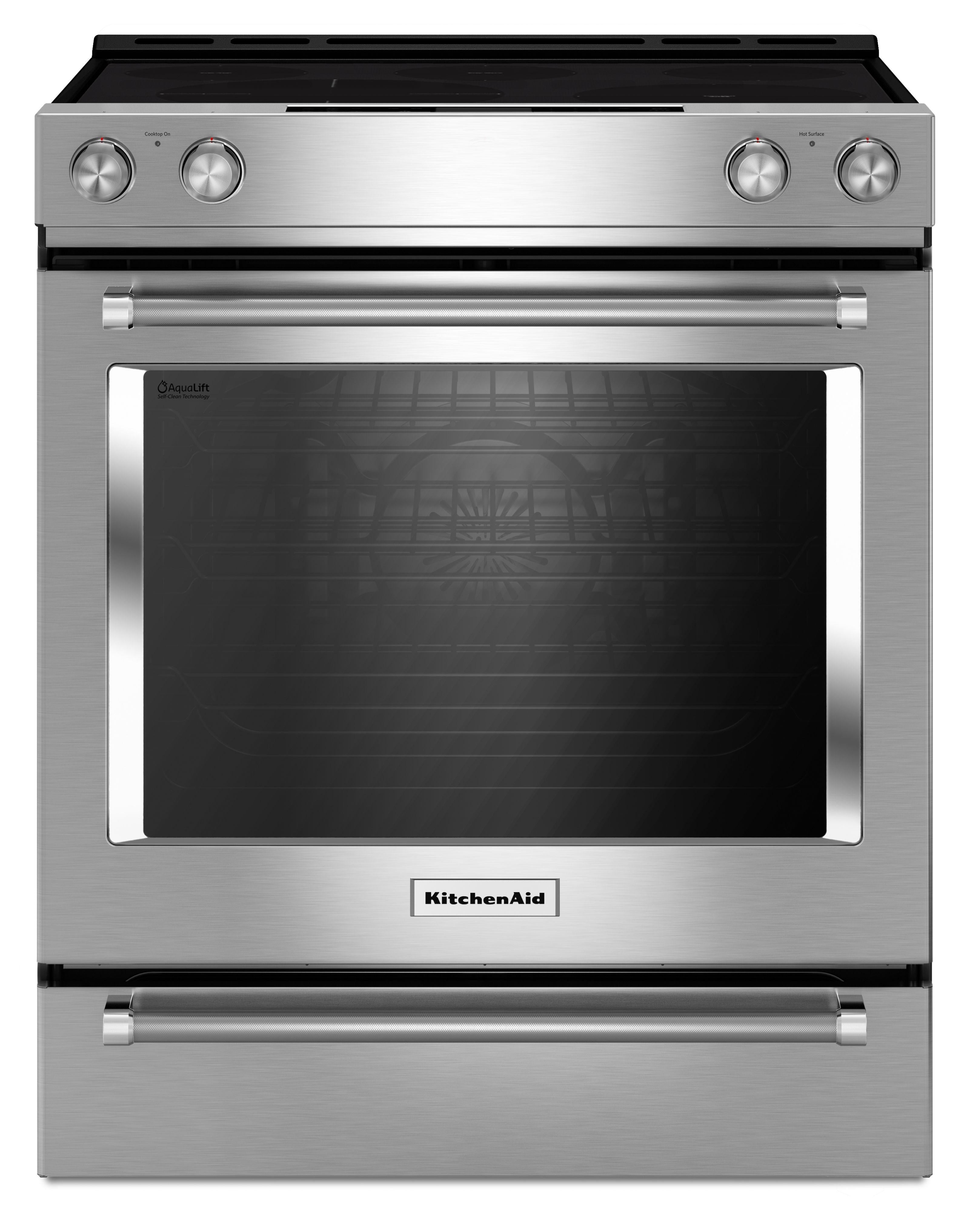 Kitchen Aid KitchenAid 30" Stainless Steel Slide-In Electric Range - Convection