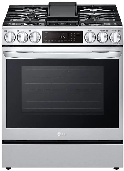 LG LSDL6336F  30 Inch Dual Fuel Slide-In Range in Stainless Steel