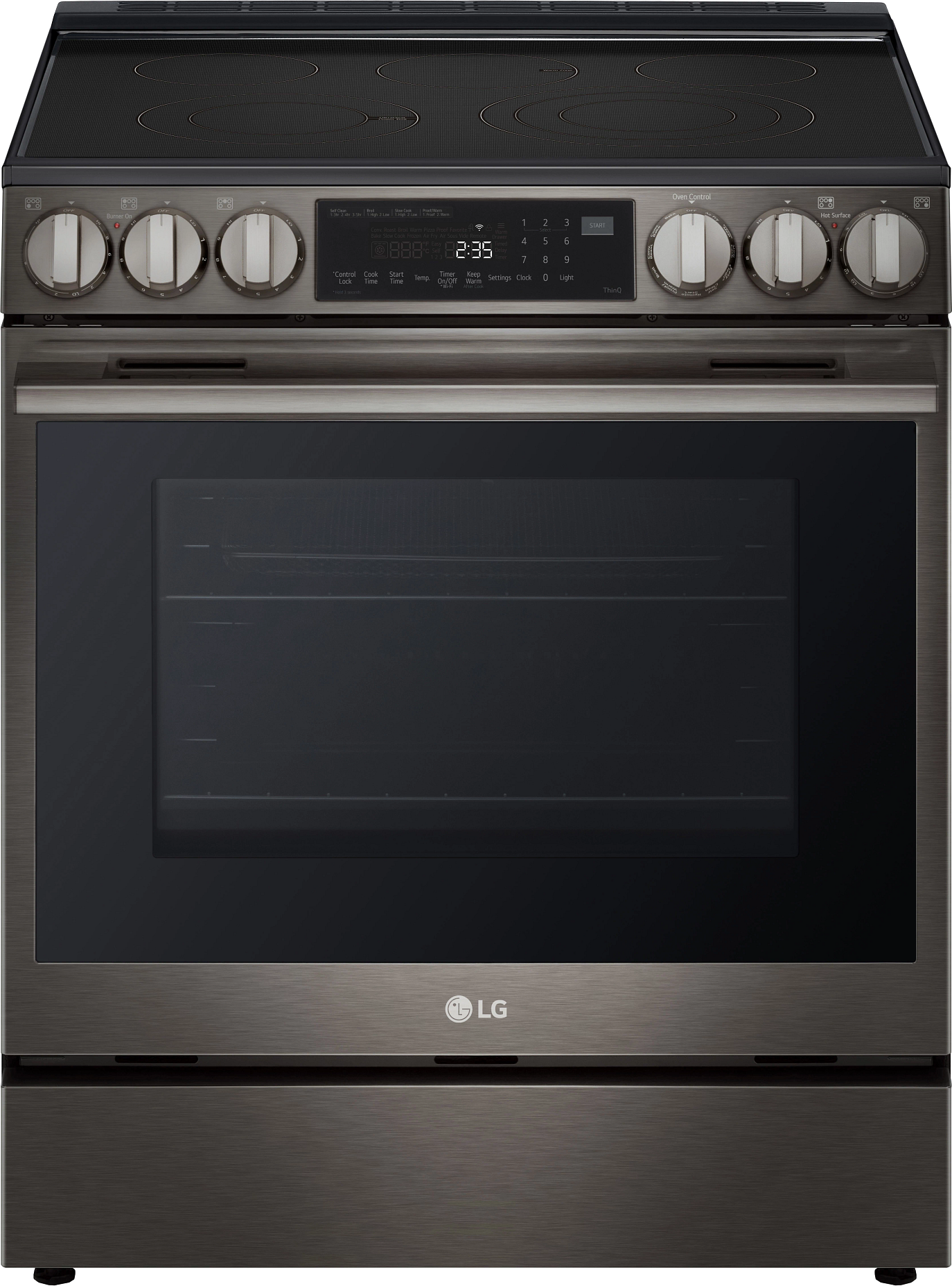 LG LSEL6335ZE 6.3 cu. ft. Smart Electric Slide-in Range Black Stainless Steel
