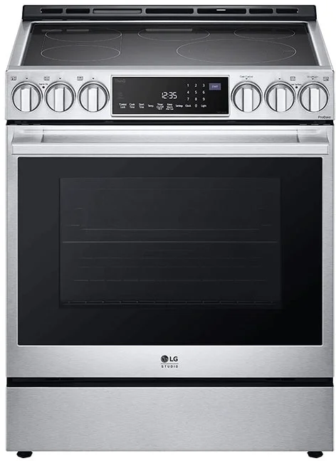 LG Studio 30 Inch Slide-in Electric Range, in Stainless Steel