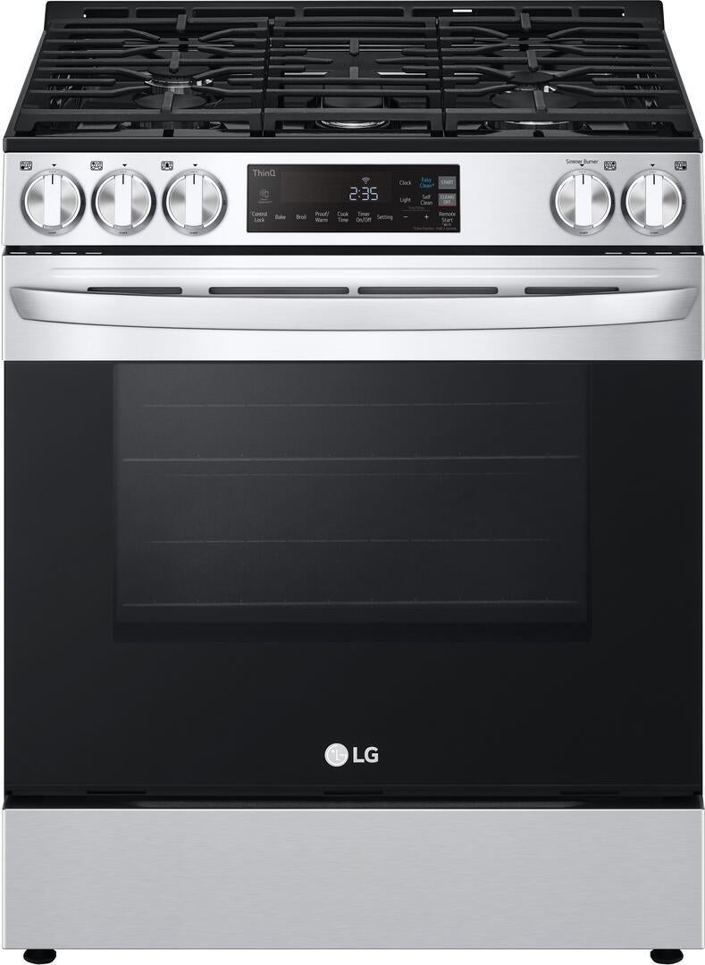 LG LSGL5831F Stainless Steel Slide-in Gas Range, in Stainless Steel