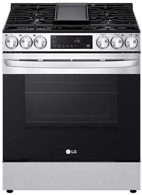 LG LSGL5833F Stainless Steel Slide-in Gas Range, in Stainless Steel