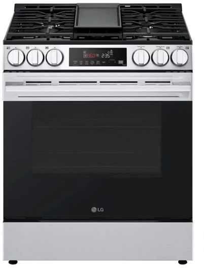 LG LSGL5833X 5.8 cu.ft. Smart Gas Single Oven Slide-in Range, Air Fry, Fan
