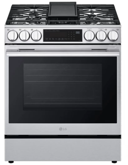 LG LSGL6335X 6.3 cu ft. Smart Gas Slide-In Range ProBake Convection? InstaView?,