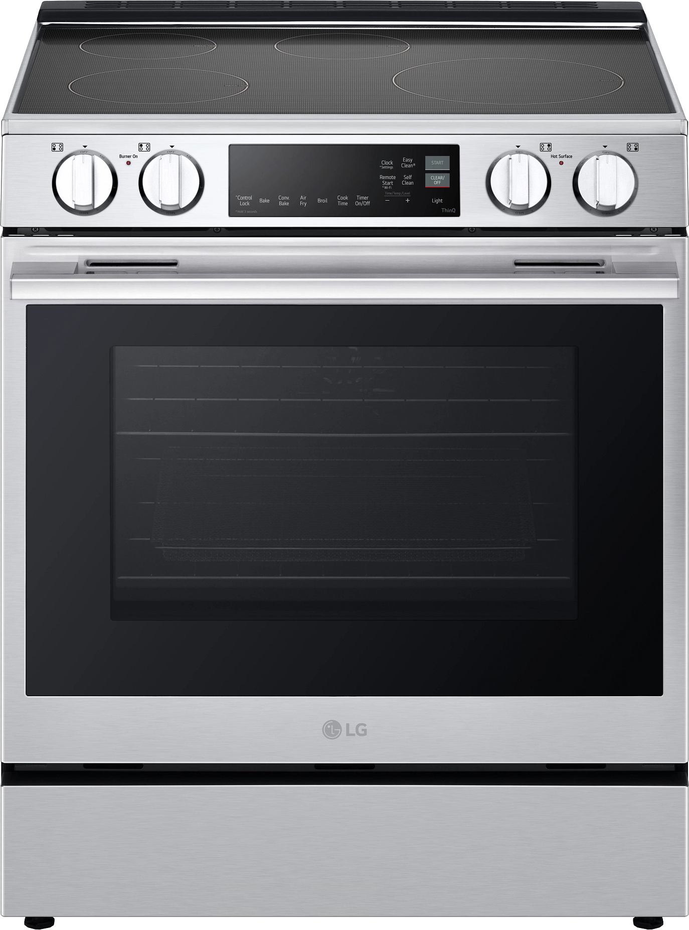 LG LSIL6334XE 30 Inch Smart Slide-In Induction Range Printproof Stainless Steel