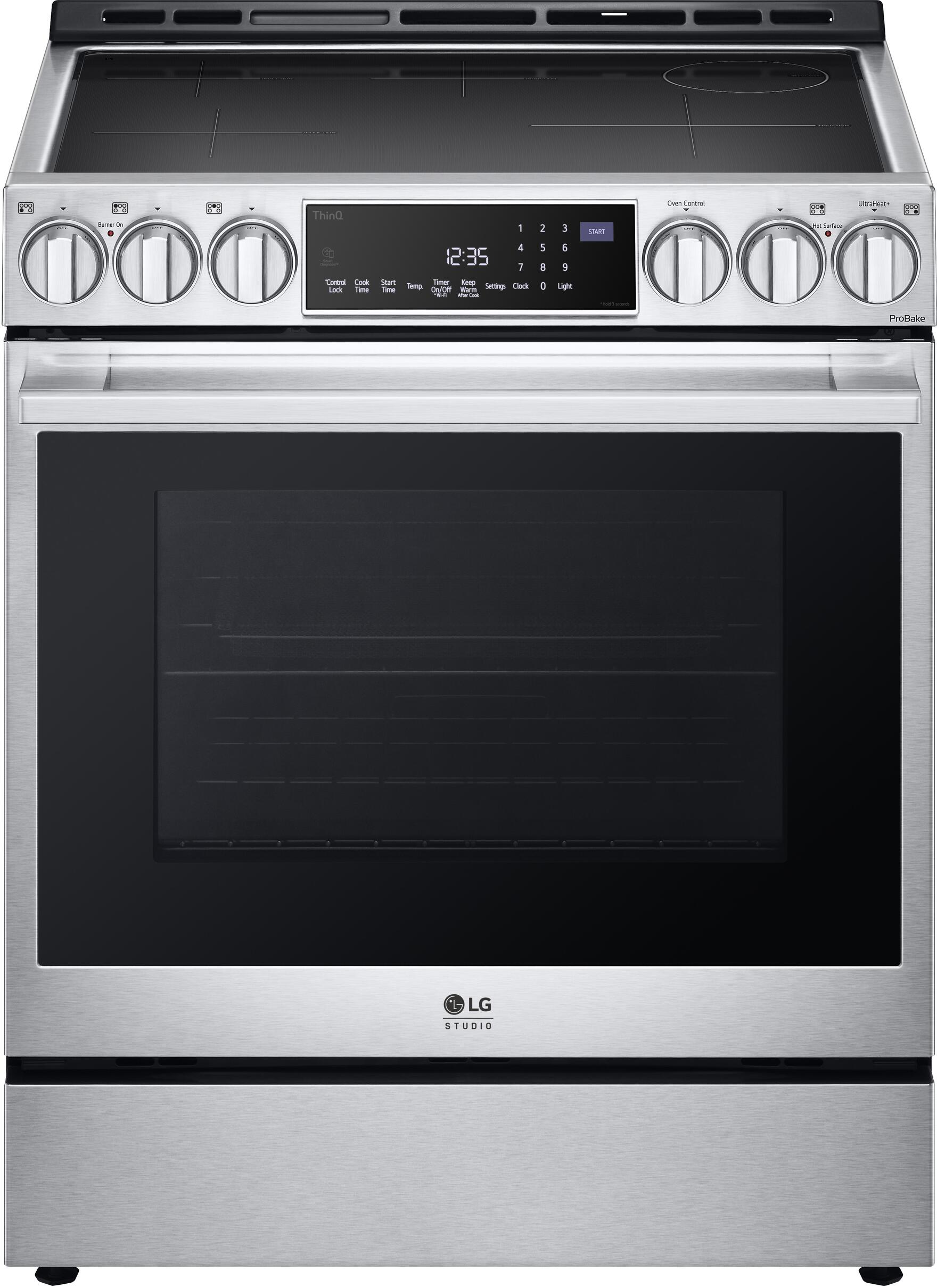 LG Studio LSIS6338F 30 Inch Induction Slide-in Electric Range