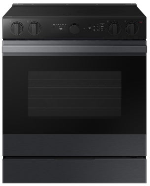 Samsung NSE6DG8502MT Bespoke Smart Slide-In Electric Range 6.3 Cu. Ft. Matte Black Steel