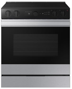 Samsung NSE6DG8502SR Bespoke Smart Slide-In Electric Range 6.3 Cu. Ft. Stainless Steel