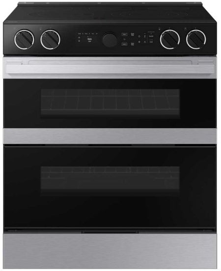 Samsung NSE6DG8550SR Bespoke Slide-In Electric Range Smart Stainless Steel