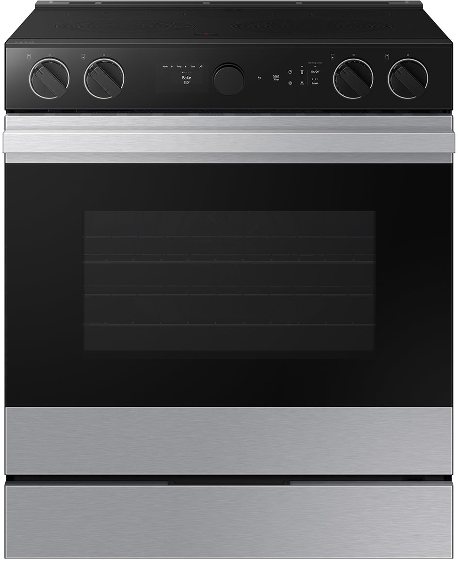 Samsung NSE6DG8700SR 30 Inch Slide-In Electric Smart Range Stainless Steel