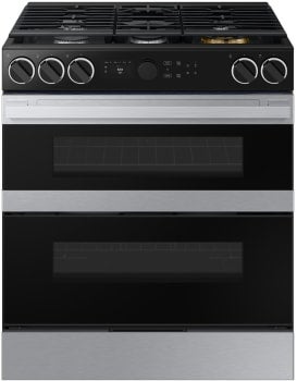 Samsung NSG6DG8550SR 30 Inch Slide-In Gas Smart Range Stainless Steel