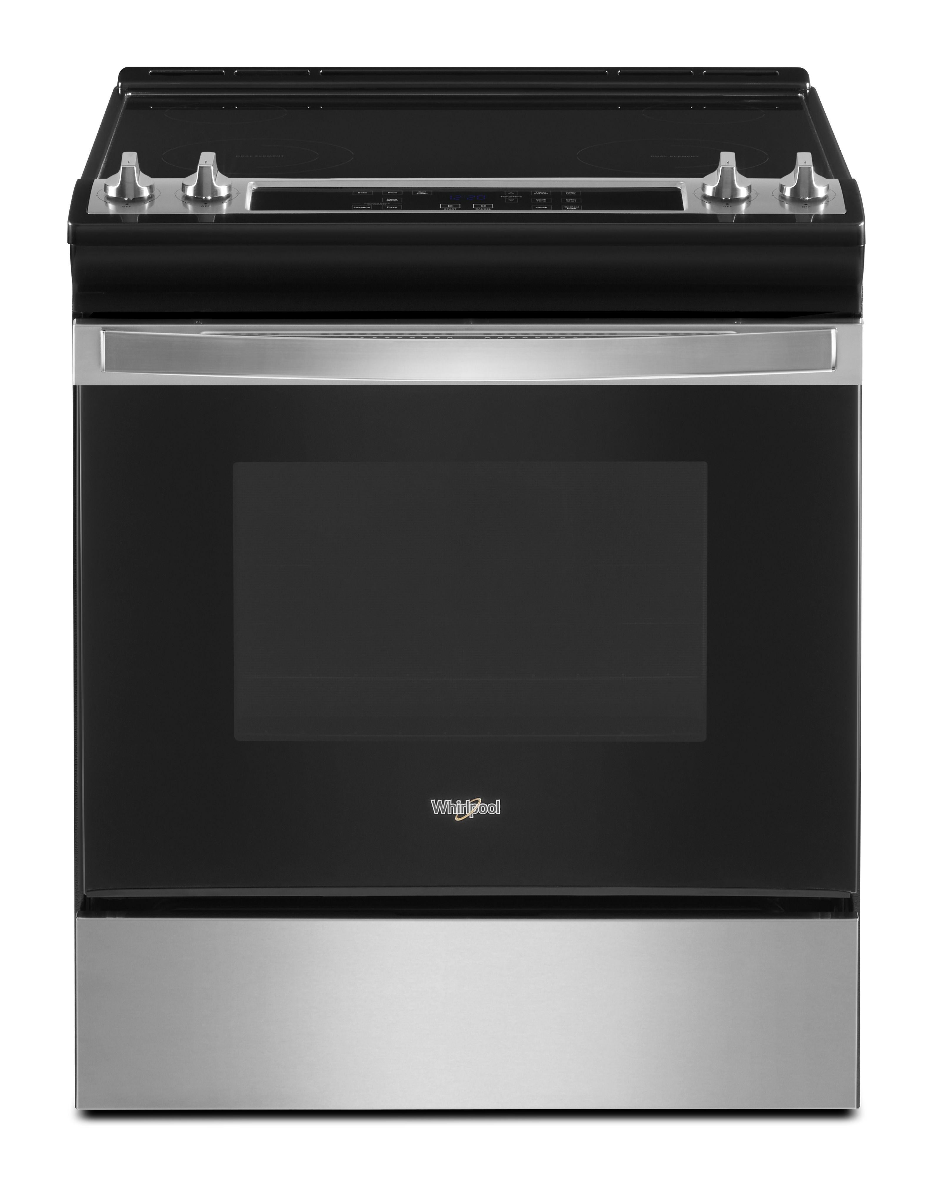 Whirlpool WEE515SALS 30 Inch Electric Slide-In Range in Stainless Steel