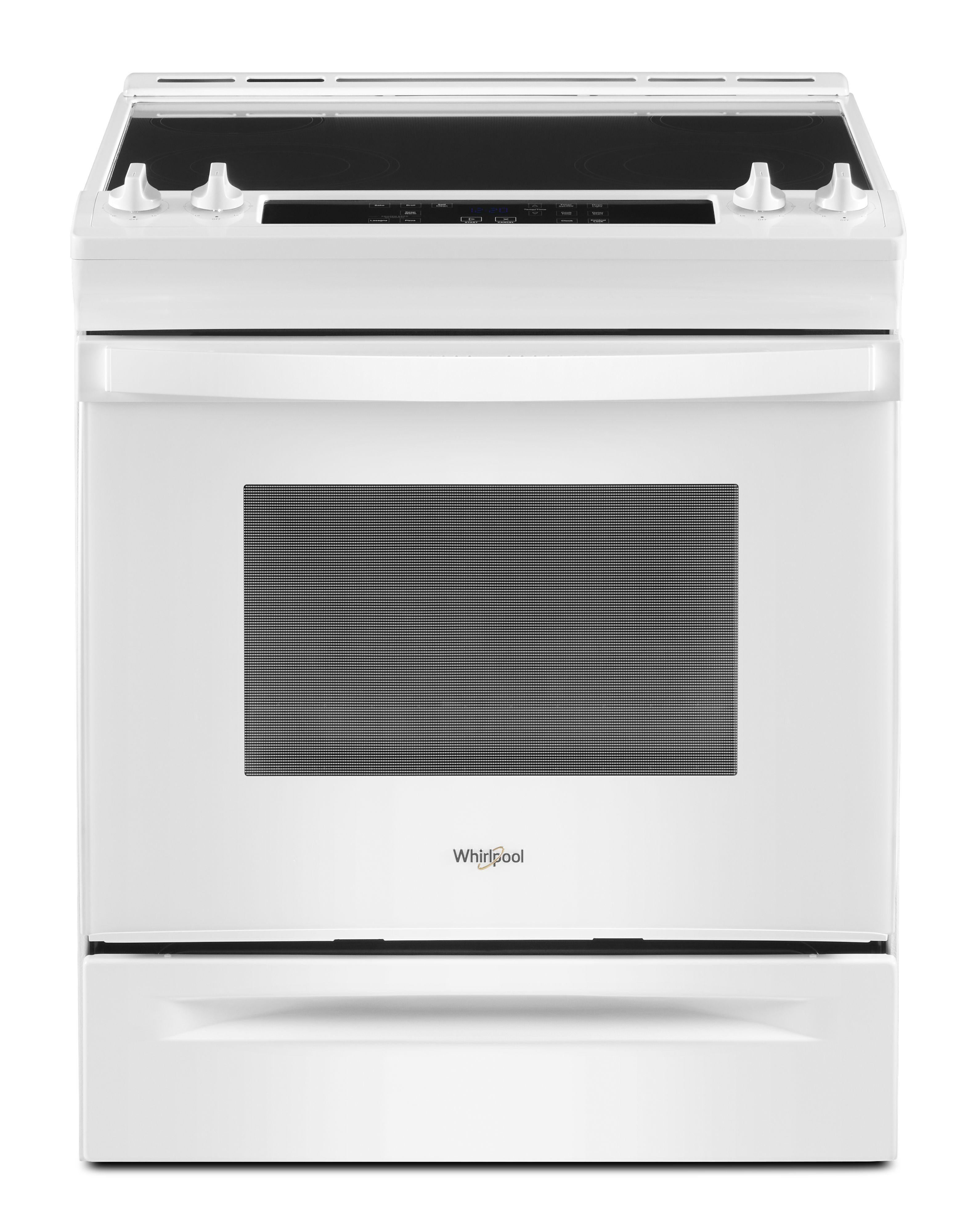 Whirlpool WEE515SALW 30 Inch Electric Slide-In Range in White
