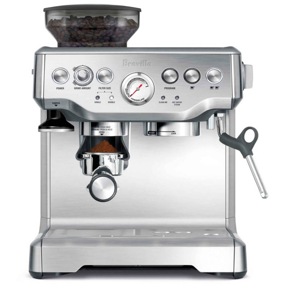 BES870XL Breville Barista Express Espresso Maker - Brushed