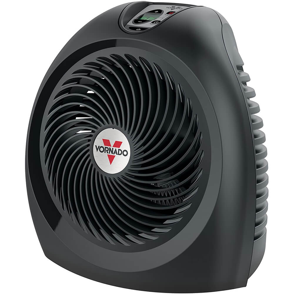 Vornado Black Advanced Whole Room Heater with Auto Climate