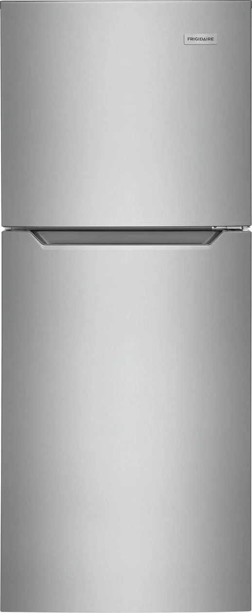 Frigidaire 24" 10.1 cu.ft. Brushed Steel Top Freezer Refrigerator - Energy Star
