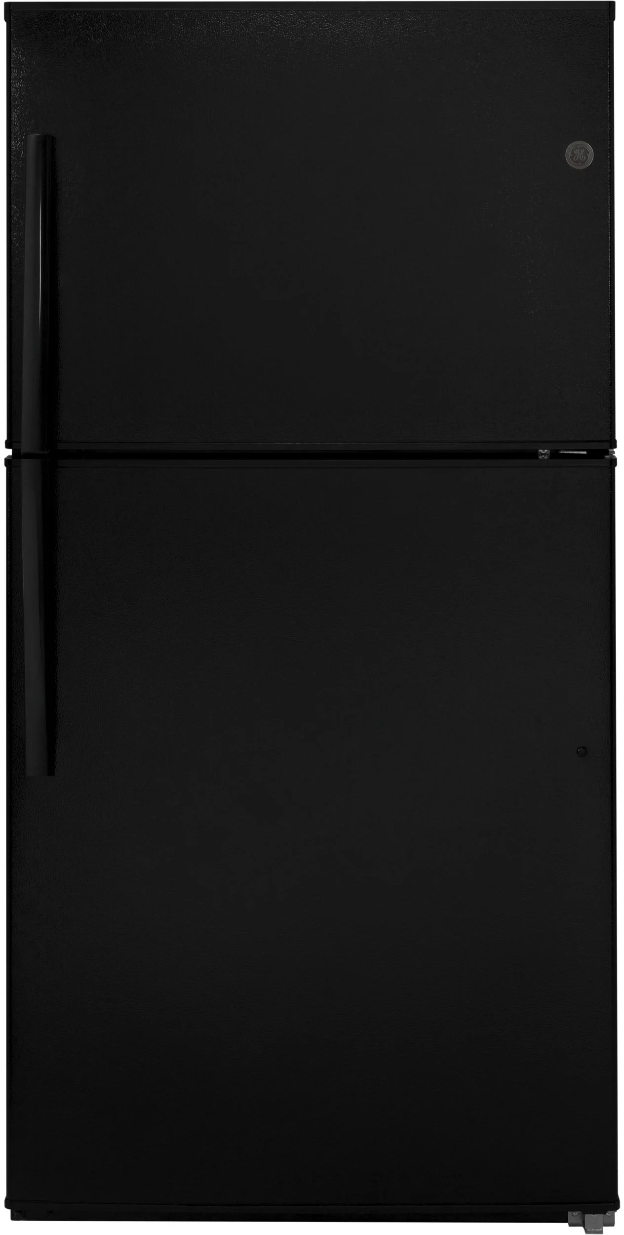 GE 33" 21.2 cu. ft. Black Top Freezer Refrigerator with Ice Maker - Energy Star