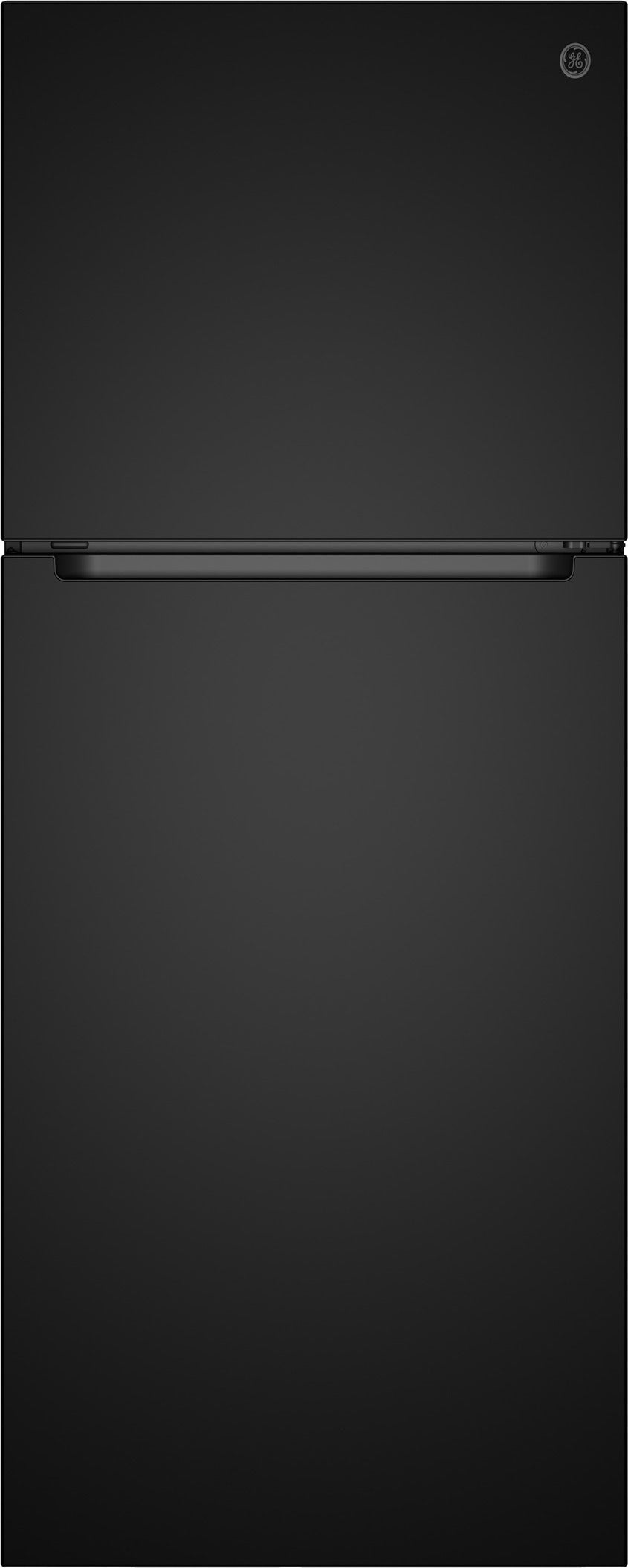 GE 12 Cu. Ft. Top Freezer Refrigerator: Black