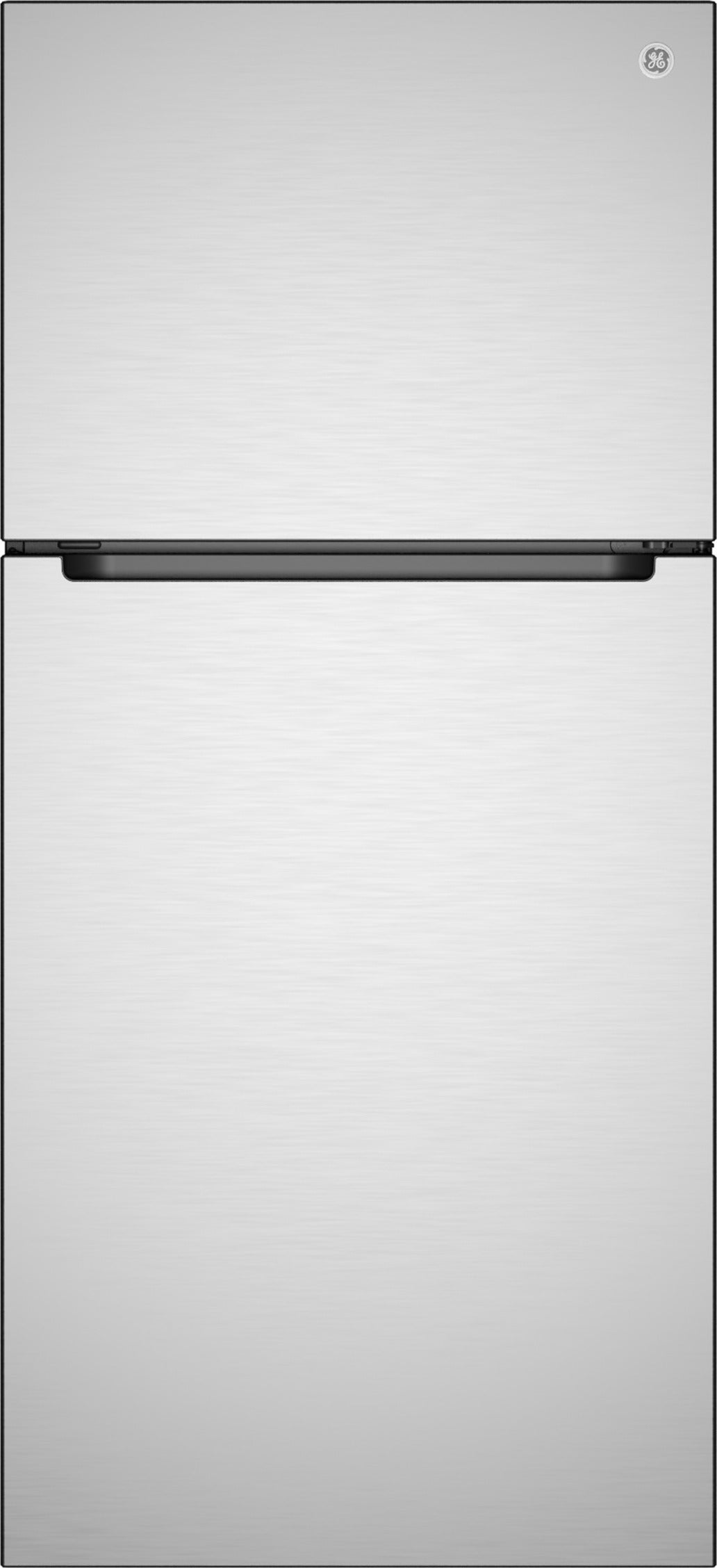 GE 21 Cu. Ft. Top Freezer Refrigerator: Fingerprint Resistant Stainless Steel