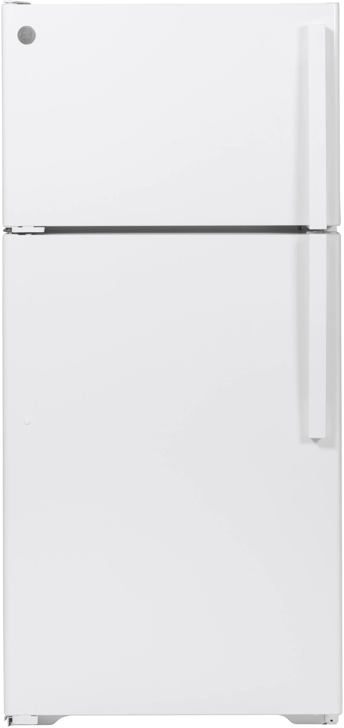 GE 28" 15.6 cu.ft. White Top Freezer Refrigerator - Left Hinge - ADA Compliant - Energy Star