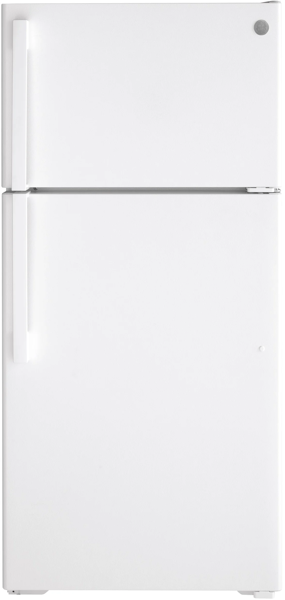 GE 15.6 cu.ft. White Top Freezer Refrigerator - Right Hinge - Energy Star