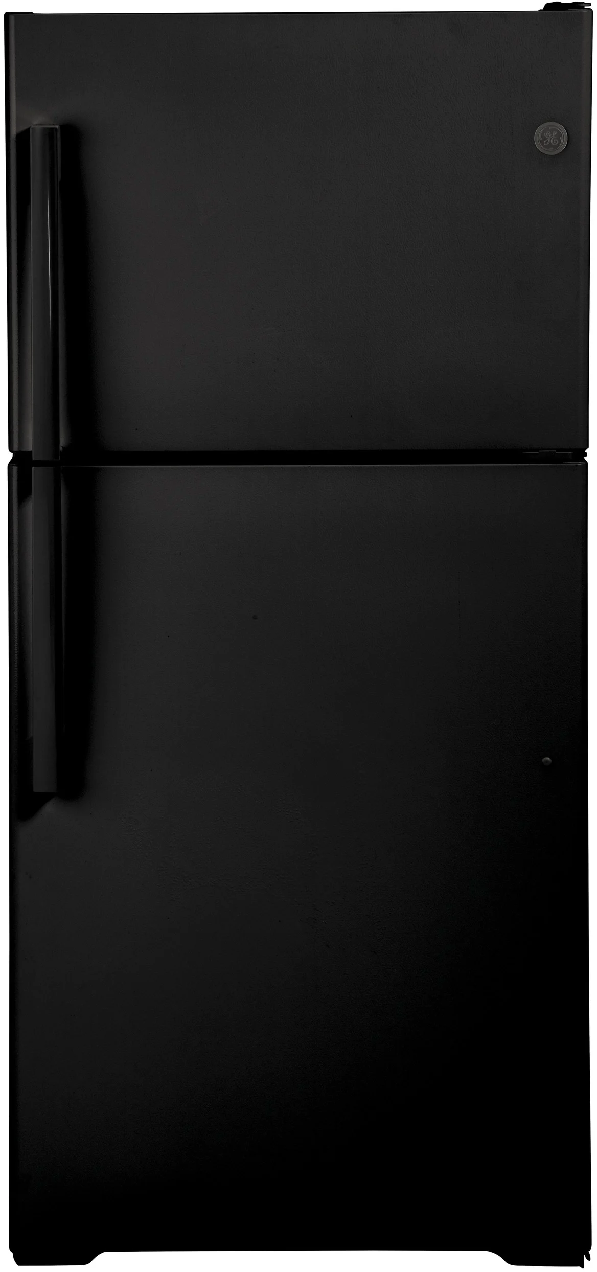 GE 19.1 cu.ft. Black Top Freezer Refrigerator - Energy Star