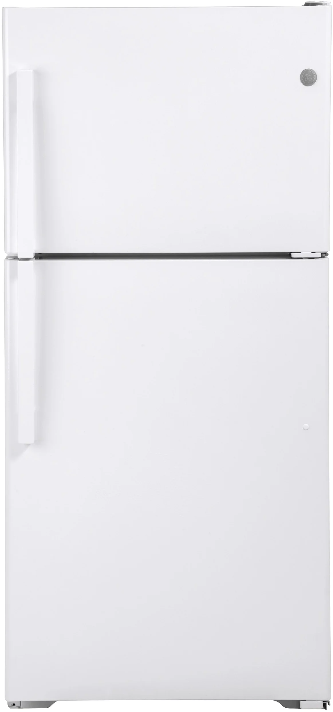 GE 19.1 cu.ft. White Top Freezer Refrigerator - Energy Star
