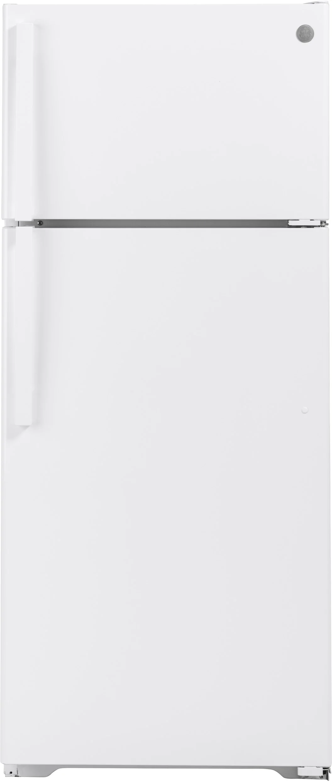 GE 17.5 cu.ft. White Top Freezer Refrigerator