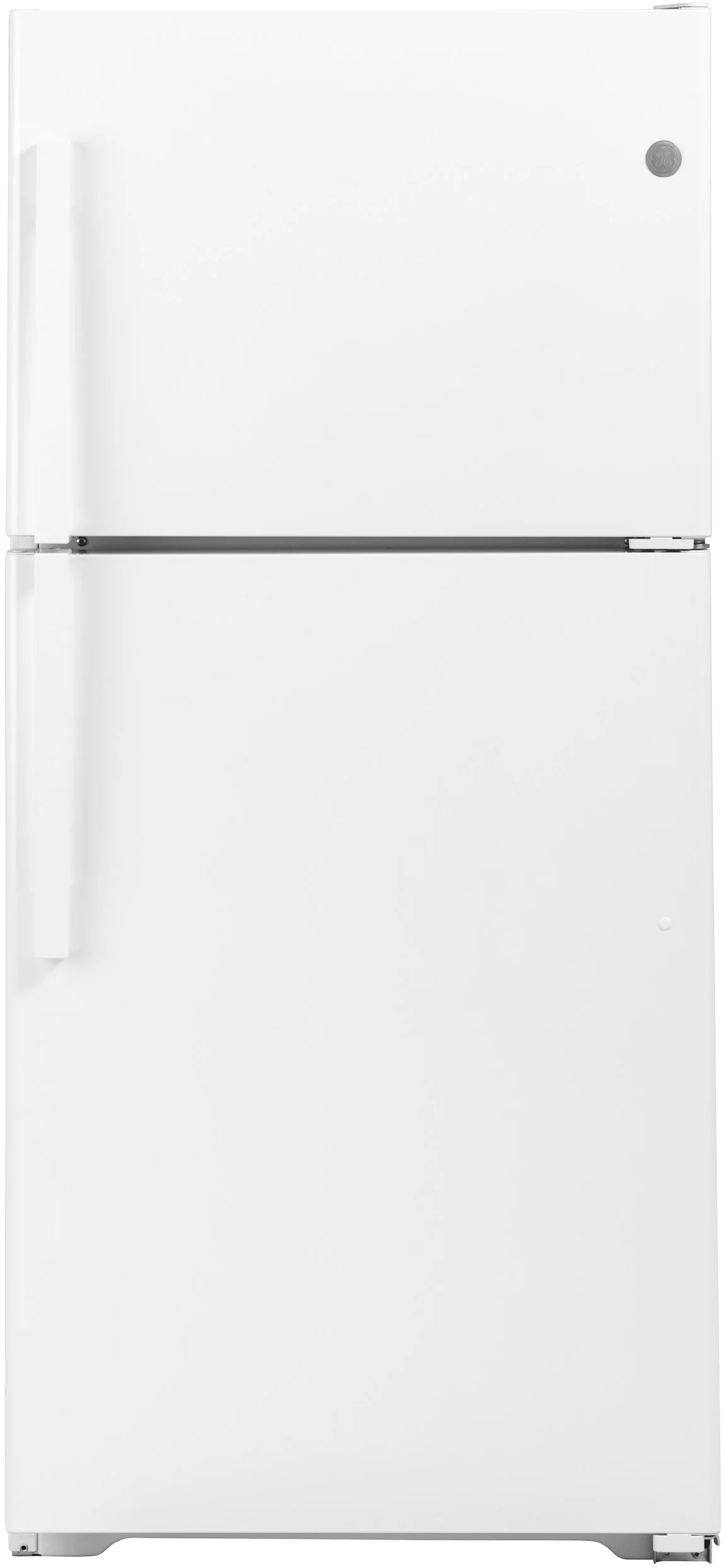 GE 33 Inch White Freestanding Top Freezer Refrigerator