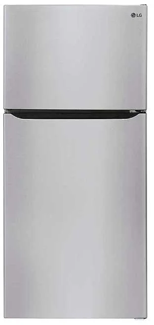 LG 33 Inch Top Freezer Refrigerator, in Stainless Steel