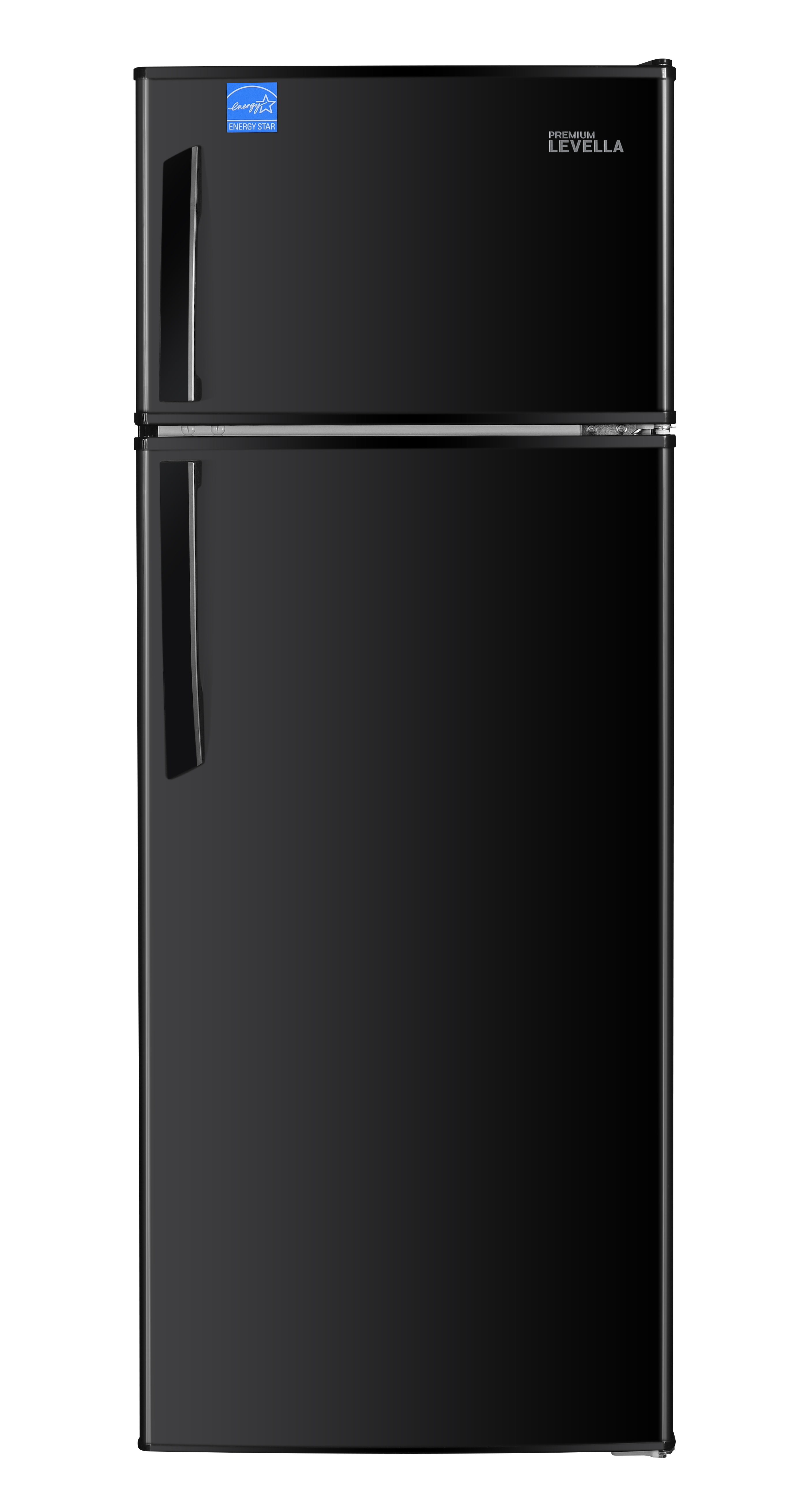 7.3 Cubic Foot Energy Star Top Freezer Refrigerator with Three Door Balconies in Black