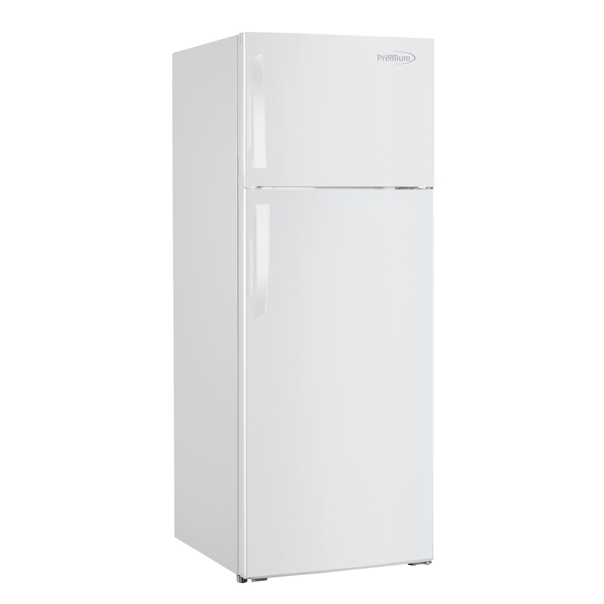 10 Cubic Foot Frost Free Top Freezer Refrigerator with Tilt-Out Can Dispenser and Gallon Door Storage in White