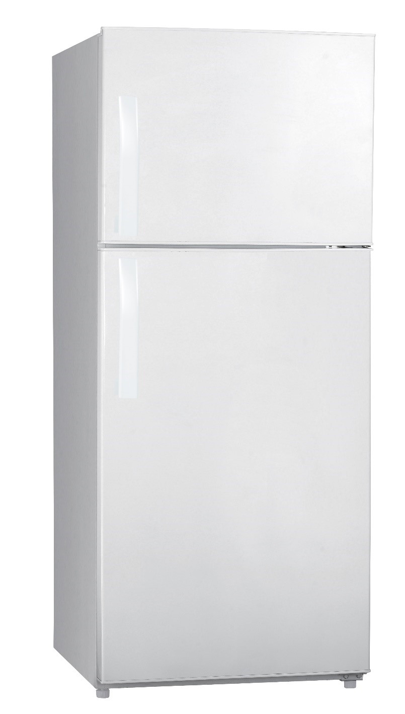 12 Cubic Foot Frost Free Top Freezer Refrigerator with Tilt-Out Can Dispenser and Gallon Door Storage in White
