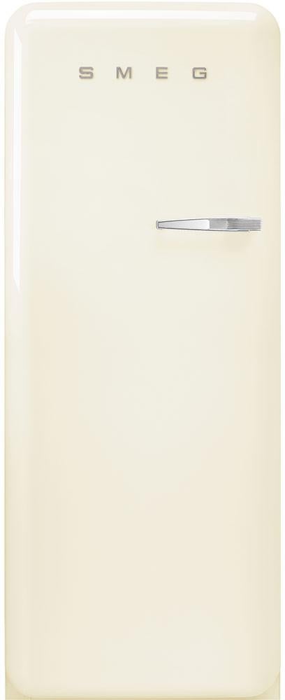 Smeg 50s Retro Style 24" 9.92 cu. ft. Cream Top Freezer Refrigerator - Left Hinge - Energy Star
