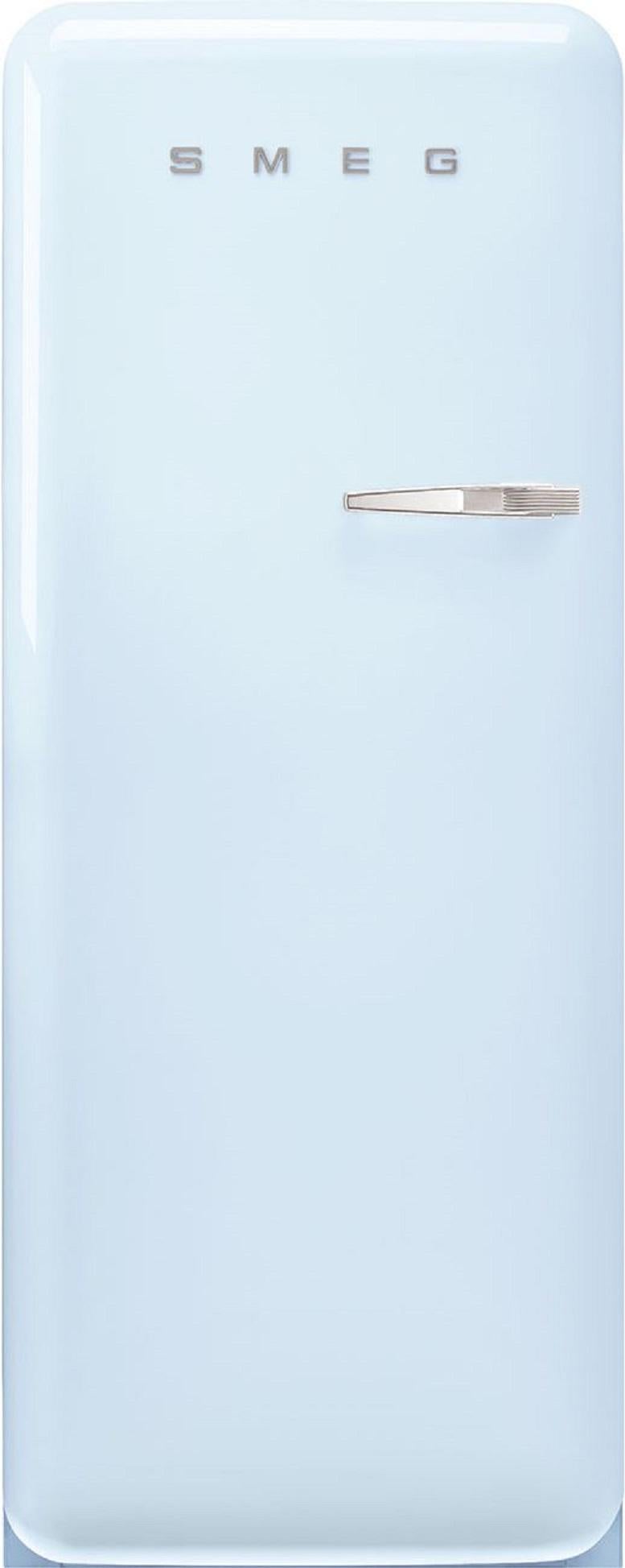 Smeg 50s Retro Style 24" 9.92 cu. ft. Pastel Blue Counter Depth Top Freezer Refrigerator - Left Hinge - Energy Star