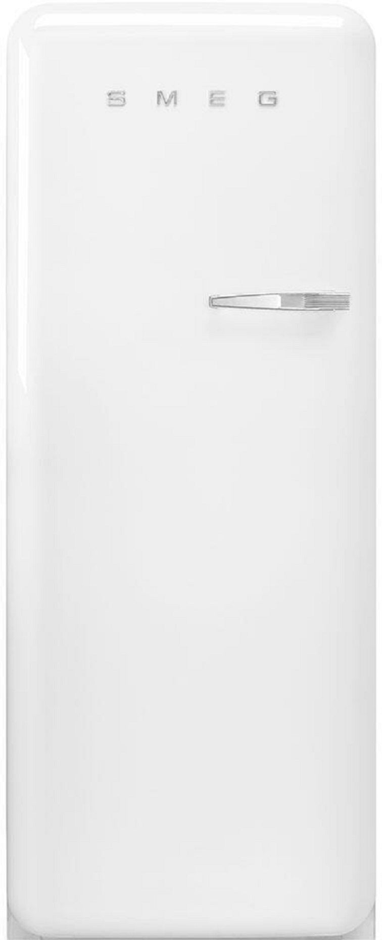 Smeg 50s Retro Style 24" 9.92 cu. ft. White Top Freezer Refrigerator - Left Hinge - Energy Star