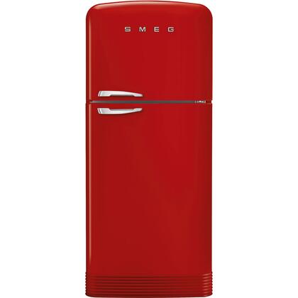 Smeg FAB50URRD3 50s Retro Style Series 32 Inch Red Freestanding Top Freezer Refrigerator