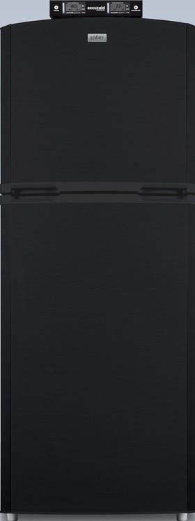 Summit BKRF14B  26 Inch Black Freestanding Top Freezer Refrigerator