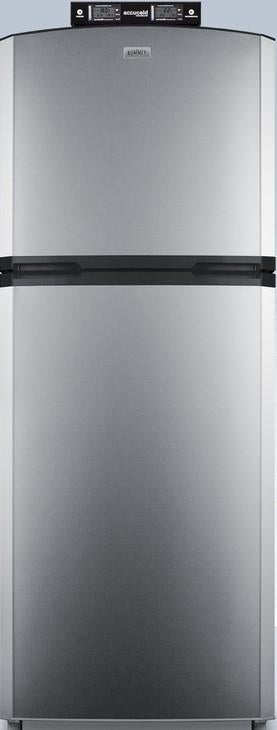 Summit BKRF14SSLHD  26 Inch Stainless Steel Freestanding Counter Depth Top Freezer Refrigerator