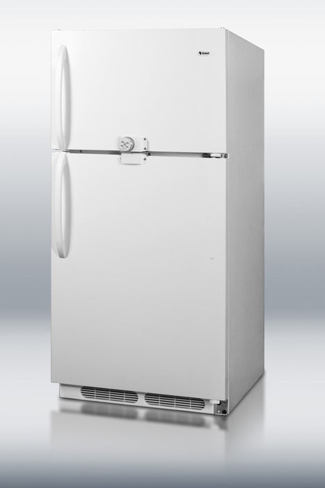 Summit 30" 20.5 cu. ft. White Top Freezer Refrigerator
