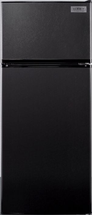 Summit 24" 10.3 cu. ft. Black Top Freezer Refrigerator