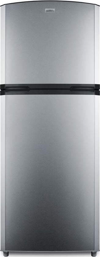 Summit 26" 12.9 cu.ft. Stainless Steel Counter Depth Top Freezer Refrigerator