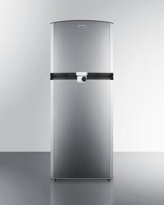 Summit FF1427SSLLF2 26 Inch Freestanding Top Freezer Refrigerator