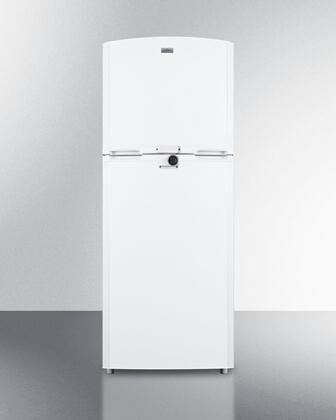 Summit FF1427WLLF2 26 Inch Freestanding Top Freezer Refrigerator