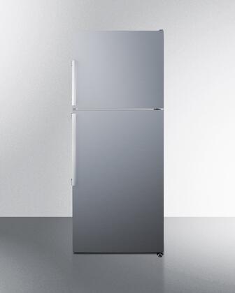 Summit FF1513SS 28 Inch Stainless Steel Freestanding Counter Depth Top Freezer Refrigerator